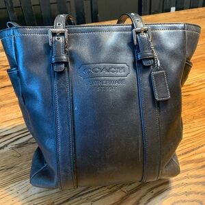 Coach black handbag